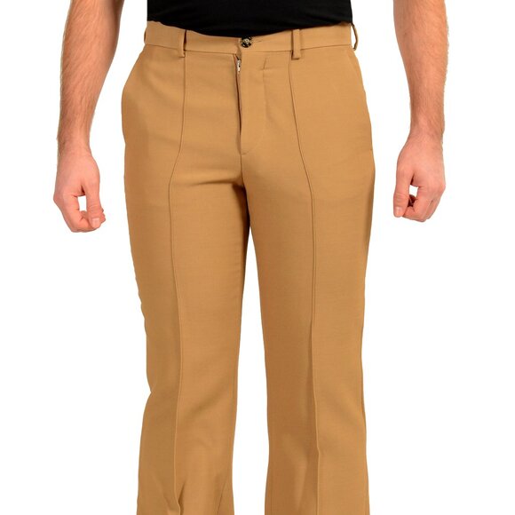 J.Lindeberg "Gomor Pintuck" Tiger Brown Pants US 32 IT 48 - Picture 1 of 4